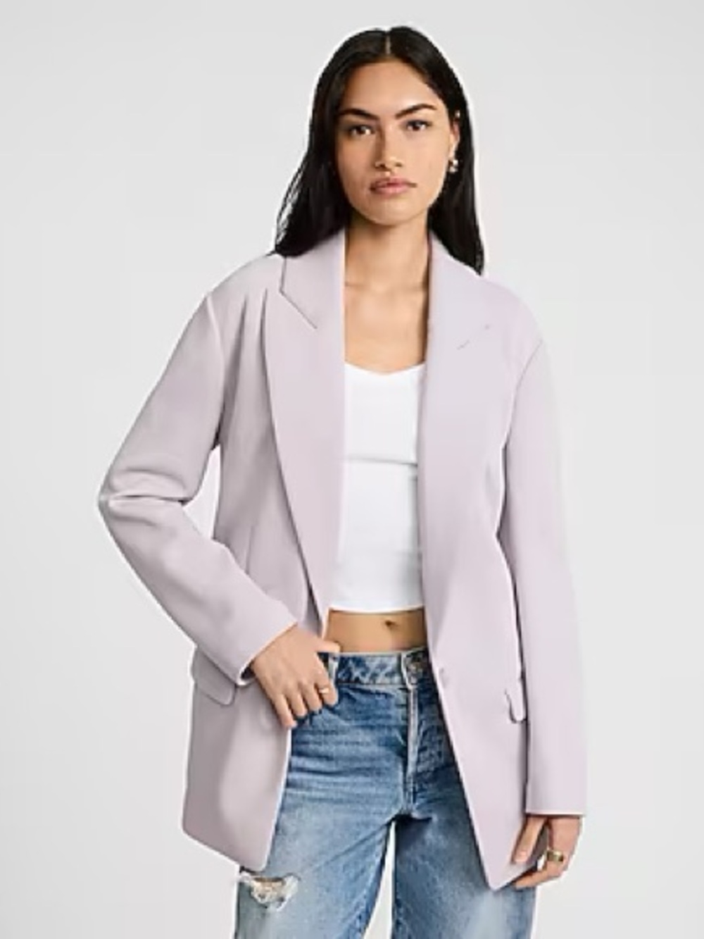 NWT Express Oversized Scuba Blazer